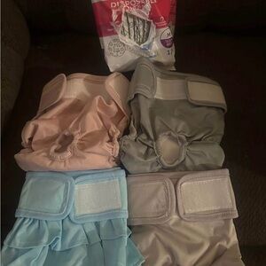Female dog diapers-size small
